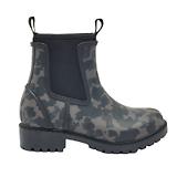 Thumbnail 1 of Joules Women's Oakfield Short Neoprene-Lined Wellies - Black/Animal
