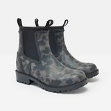 Thumbnail 2 of Joules Women's Oakfield Short Neoprene-Lined Wellies - Black/Animal