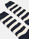 Thumbnail 2 of Joules Women's Fluffy Socks UK 4-8- Navy Stripe