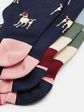 Thumbnail 3 of Joules Women's Everyday Socks 2 Pack UK 4-8- Navy/Pink