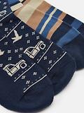 Thumbnail 5 of Joules Men's Kingsbury Socks 2 Pack UK 7-12 - Navy/Oatmeal