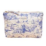 Thumbnail 1 of Joules Women's Carrywell Zip Pouch - Blue Toile
