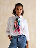 Thumbnail 3 of Joules Women's Bloomfield Silk Scarf - Multi Floral