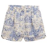 Thumbnail 1 of Joules Women's Linen Shorts - Blue Toile