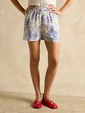 Thumbnail 2 of Joules Women's Linen Shorts - Blue Toile