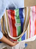 Thumbnail 4 of Joules Women's Promenade Canvas Tote Bag - Multi Stripe