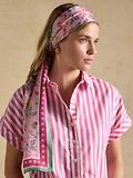 Thumbnail 2 of Joules Women's Windsor Silk Scarf - Pink