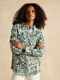 Thumbnail 2 of Joules Women's Maeva 100% Linen Shirt - Tennis Print