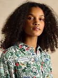 Thumbnail 6 of Joules Women's Maeva 100% Linen Shirt - Tennis Print