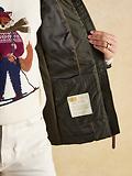 Thumbnail 8 of Joules Women's Braemar Luxe Showerproof Diamond Quilted Coat - Khaki Green
