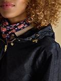 Thumbnail 5 of Joules Women's Holkham Waterproof Packable Raincoat - Navy Floral Tonal