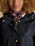 Thumbnail 6 of Joules Women's Holkham Waterproof Packable Raincoat - Navy Floral Tonal