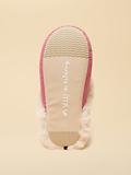 Thumbnail 6 of Joules Women's Slippet Luxe Embroidered Slippers - Pink/Cream 4x4