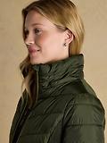 Thumbnail 8 of Joules Women's Pembury Showerproof Longline Hooded Coat - Khaki Green