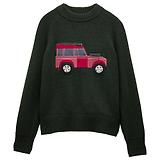 Thumbnail 1 of Joules Women's Rutland 4x4 Knitted Intarsia Jumper - Green