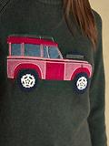Thumbnail 5 of Joules Women's Rutland 4x4 Knitted Intarsia Jumper - Green