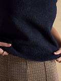 Thumbnail 6 of Joules Women's Holly Knitted Vest - Navy & Camel