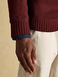 Thumbnail 6 of Joules Men's 4x4 Intarsia Crew Neck Jumper - Burgundy Red