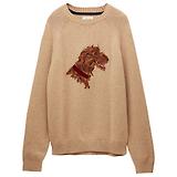 Thumbnail 1 of Joules Men's Irish Dog Crew Neck Jumper - Beige