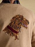 Thumbnail 7 of Joules Men's Irish Dog Crew Neck Jumper - Beige
