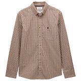Thumbnail 1 of Joules Men's Classic Fit Cotton Poplin Check Shirt - Brown