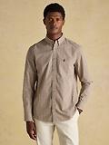 Thumbnail 2 of Joules Men's Classic Fit Cotton Poplin Check Shirt - Brown