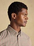 Thumbnail 6 of Joules Men's Classic Fit Cotton Poplin Check Shirt - Brown