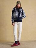 Thumbnail 7 of Joules Women's Milbourne Cotton Blend Hoodie - Navy & Cream Striped