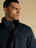 Thumbnail 7 of Joules Men's Beckett Waterproof Field Coat With Packable Hood - Navy