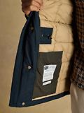 Thumbnail 8 of Joules Men's Beckett Waterproof Field Coat With Packable Hood - Navy