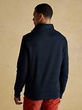 Thumbnail 2 of Joules Men's Alistair French Ribbed Knit Quarter Zip Sweatshirt - Navy