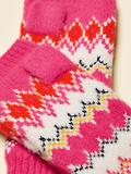 Thumbnail 3 of Joules Women's Kara Fairisle Fingerless Gloves - Pink