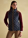 Thumbnail 2 of Joules Women's Braemar Luxe Showerproof Diamond Quilted Gilet - Navy