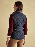 Thumbnail 3 of Joules Women's Braemar Luxe Showerproof Diamond Quilted Gilet - Navy