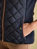 Thumbnail 7 of Joules Women's Braemar Luxe Showerproof Diamond Quilted Gilet - Navy