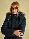 Thumbnail 5 of Joules Women's Cherington Showerproof Longline Padded Coat - Navy