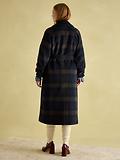 Thumbnail 4 of Joules Women's Amberly Longline Wool Blend Coat - Navy