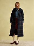 Thumbnail 3 of Joules Women's Amberly Longline Wool Blend Coat - Navy