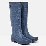 Thumbnail 2 of Joules Women's Printed Adjustable Tall Wellies - Navy