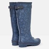Thumbnail 3 of Joules Women's Printed Adjustable Tall Wellies - Navy
