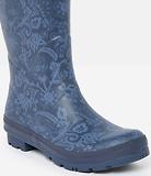 Thumbnail 5 of Joules Women's Printed Adjustable Tall Wellies - Navy