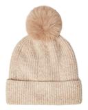 Thumbnail 1 of Joules Women's Effie Knitted Bobble Hat - Camel