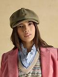 Thumbnail 3 of Joules Women's Harrogate Baker Boy Tweed Hat - Green