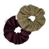 Thumbnail 1 of Joules Women's Annika Tweed Scrunchie 2 Pack - Green