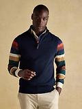 Thumbnail 2 of Joules Men's Hillside Quarter Zip Knitted Tank Top - Navy
