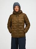 Thumbnail 2 of Peak Performance Women's Helium Down Hooded Jacket - Meadow Moss/Sierra Sand