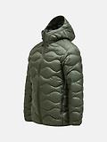 Thumbnail 6 of Peak Performance Men's Helium Down Hooded Jacket - Pine Needle