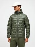 Thumbnail 2 of Peak Performance Men's Helium Down Hooded Jacket - Pine Needle