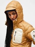 Thumbnail 6 of Peak Performance Women's Helium Utility Down Hooded Jacket - Sierra Sand/Sand Fog