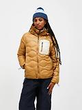 Thumbnail 2 of Peak Performance Women's Helium Utility Down Hooded Jacket - Sierra Sand/Sand Fog